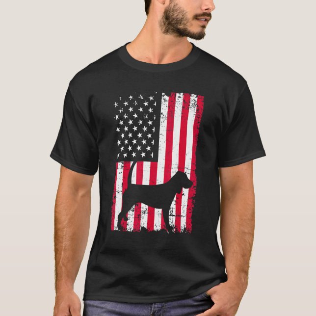 Beagle Hund 2 T Shirt (Framsida)