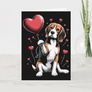 Beagle Hund Alla Hjärtans Dag Hundägare Kort