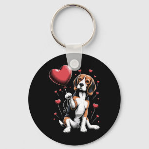Beagle Hund Alla Hjärtans Dag Hundägare Valentine Nyckelring