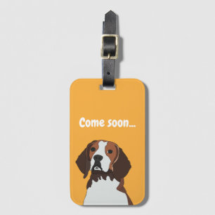 Beagle Hund älskare Beagle Bagagebricka