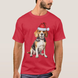 Beagle Hund älskare Funny jul T-Shirt
