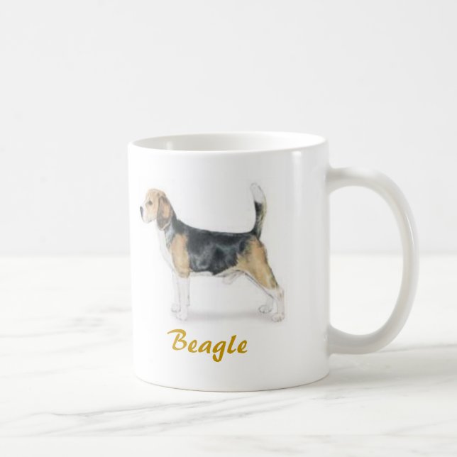 Beagle hund älskare Galore! Kaffemugg (Höger)