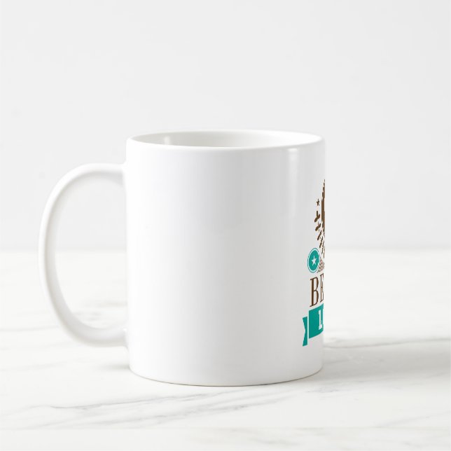 Beagle Hund älskare Kaffemugg (Vänster)