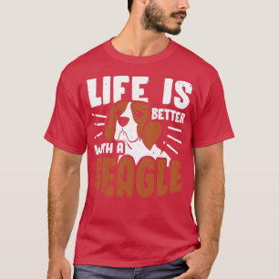 Beagle Hund älskare Mamma Pappa Gift T Shirt