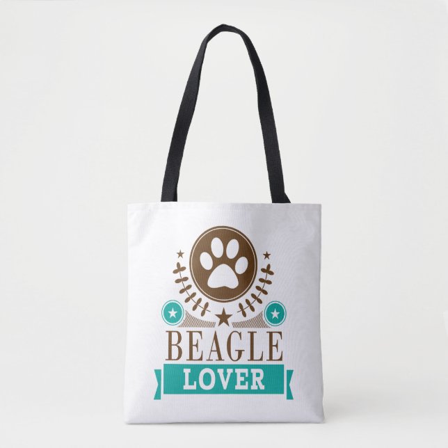 Beagle Hund älskare Tygkasse (Framsida)