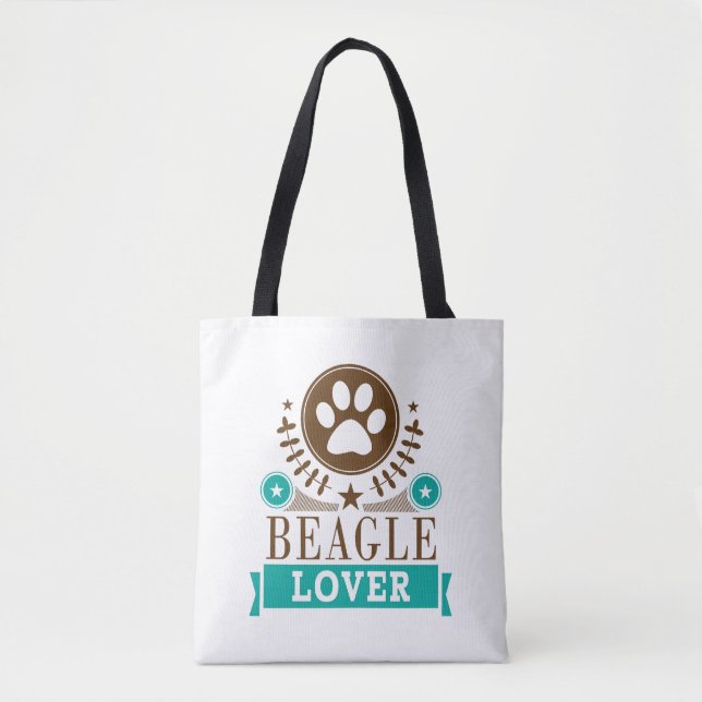 Beagle Hund älskare Tygkasse (Framsida)
