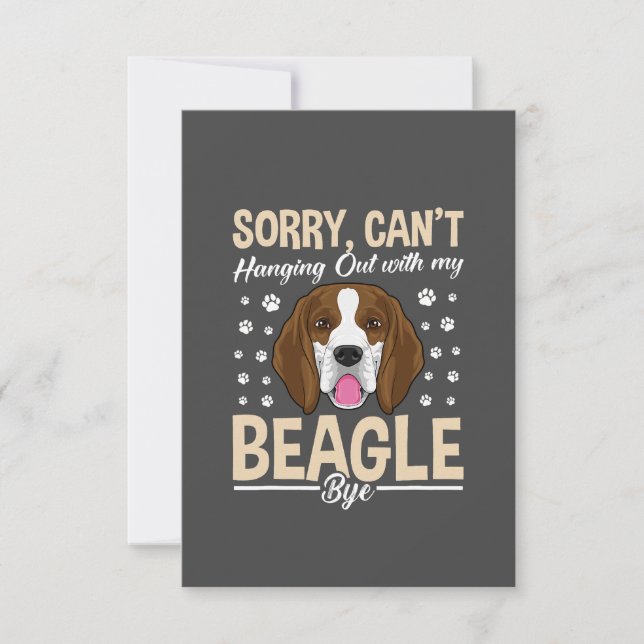 Beagle Hund Art Apparel/ Beagle-Hundälskare Tack (Framsida)