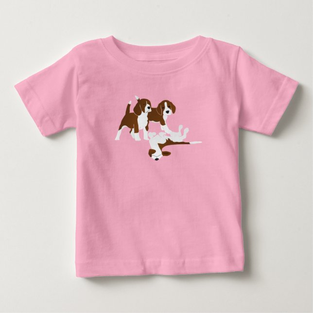 Beagle hund aveln t shirt (Framsida)