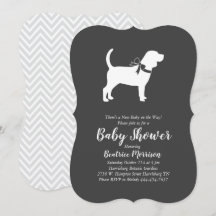 Beagle Hund Baby Shower Gender Neutral