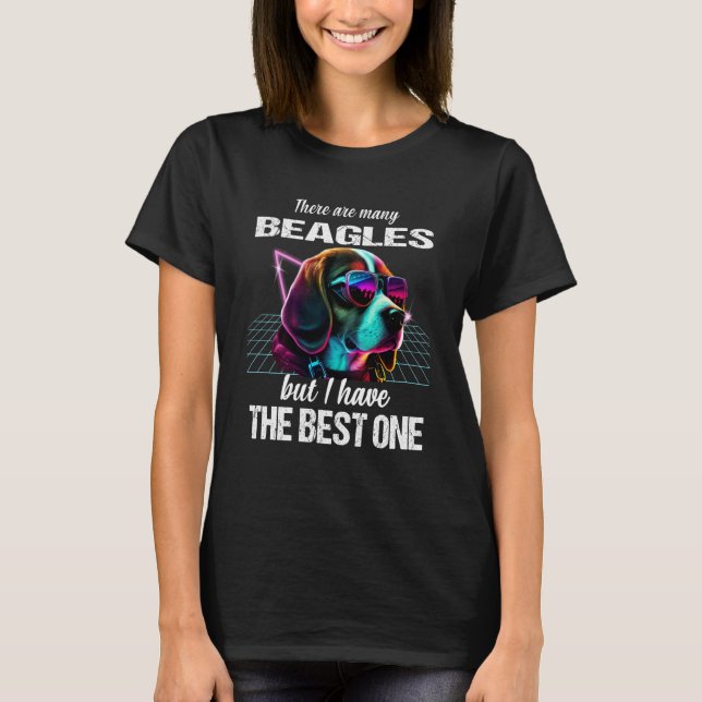 Beagle Hund Beagles 2 T Shirt (Framsida)