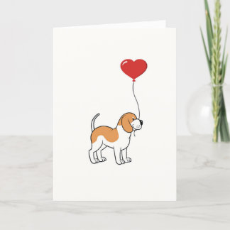 Beagle Hund Birthday Card Helgkort