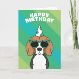 Beagle Hund Birthday Card Kort