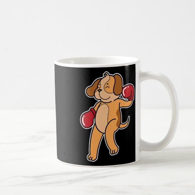 Beagle Hund Boxing Kaffemugg (Höger)