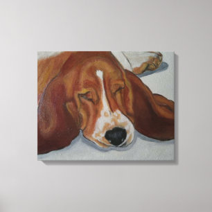 Beagle hund canvastryck