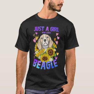 Beagle Hund Cute Puppy Girl T Shirt