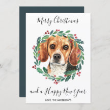 Beagle Hund Elegant God jul