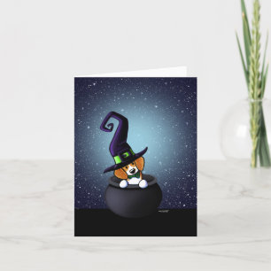 Beagle Hund Halloween Kort