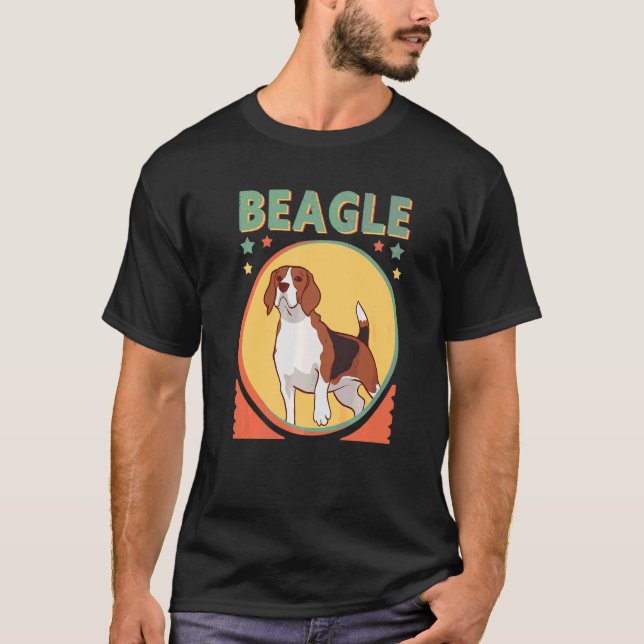 Beagle Hund Hund Ägare Beagle T Shirt (Framsida)