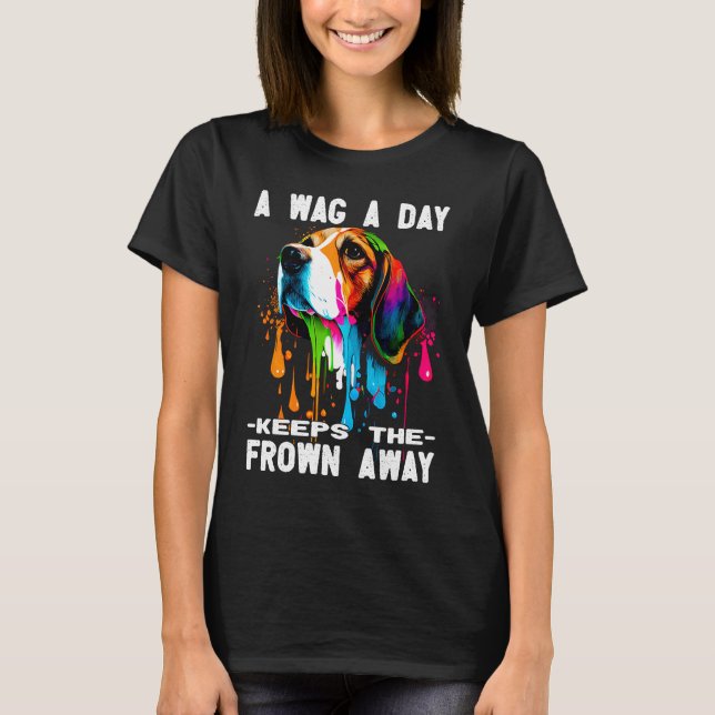 Beagle   Hund   Hundägare  1 T Shirt (Framsida)