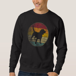 Beagle Hund Husdjur Vintage Distressed Retro 70 Ta Lång Ärmad Tröja