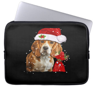 Beagle Hund Jul T Shirt Jul Hund Viktig Laptop Fodral