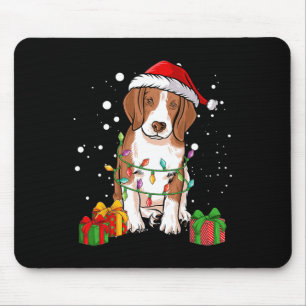 Beagle Hund Julgran Ljus Tomte Hund Xmas Gåvor Musmatta