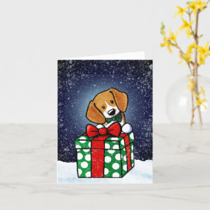Beagle Hund-julkort Kort