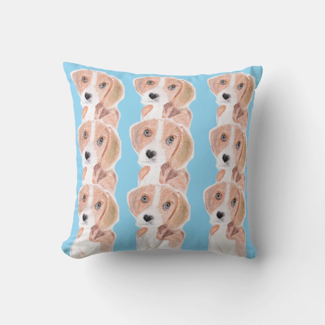 Beagle Hund Kudde (Framsida)