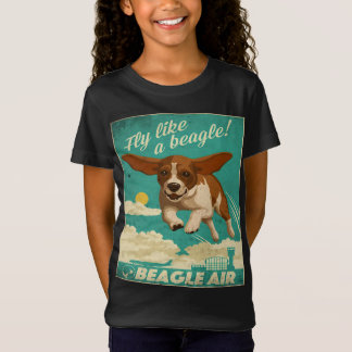 Beagle Hund Luft T Shirt