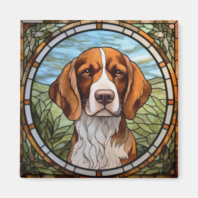 Beagle Hund Magnet (Framsidan)