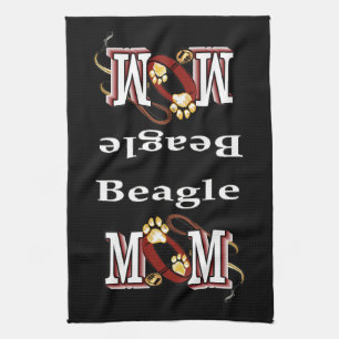 Beagle Hund MAMMA Kökshandduk