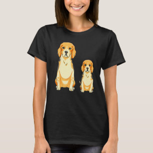 Beagle Hund Mamma Puppy Hunting Hund T Shirt