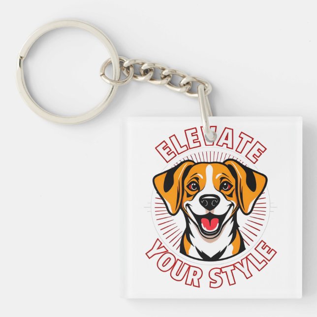 Beagle Hund med Text Konst (Framsidan)