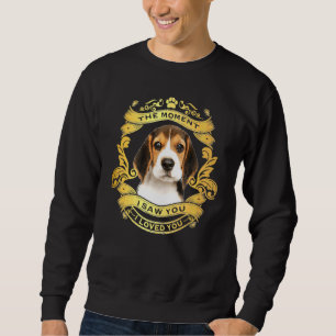 Beagle Hund när jag såg dig Lång Ärmad Tröja