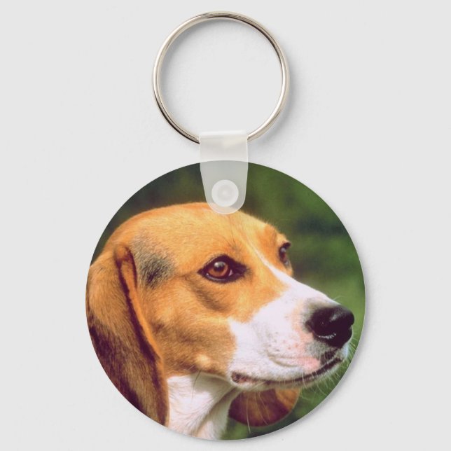 Beagle Hund Nyckelring (Framsida)