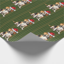Beagle Hund och Grönt Play jul Presentpapper