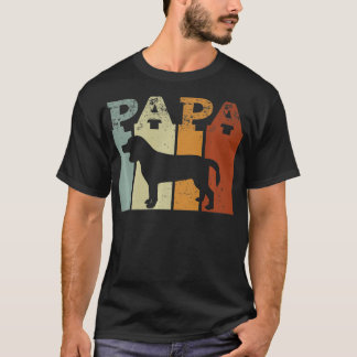Beagle Hund or mariy Owner Vintage- PAPPA Retro T Shirt