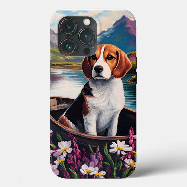 Beagle Hund på en åra: Ett naturskönt äventyr (Baksida )
