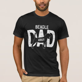 Beagle Hund Pappa Puppy Pappa T Shirt