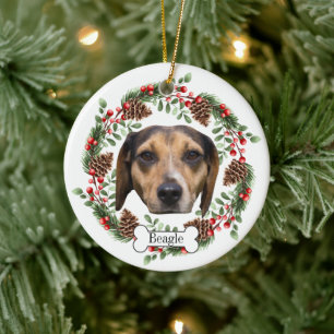 beagle hund Personlig Pet Ornament
