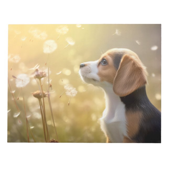 Beagle Hund Pet Animal Tranquil fredningsvärd Anteckningsblock (Framsida)