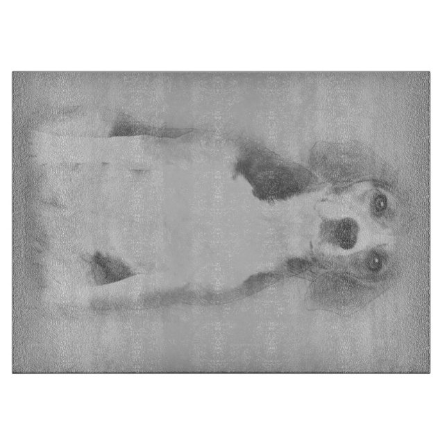 Beagle-Hund ritas med en penna (Framsidan)