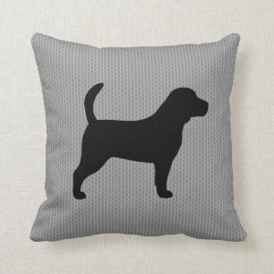 Beagle Hund Silhouette-dekoration Kudde