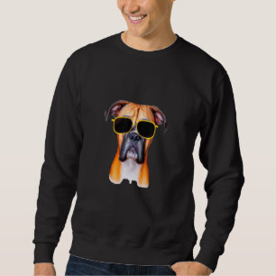 Beagle hund som bär solglasögon Valp Husdjur Djur Lång Ärmad Tröja