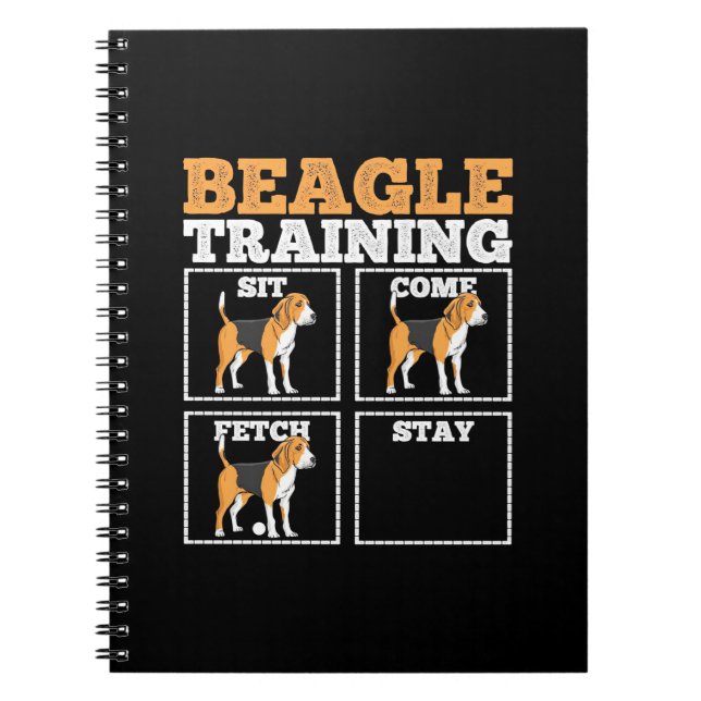 Beagle Hund Training Hund Anteckningsbok (Framsidan)