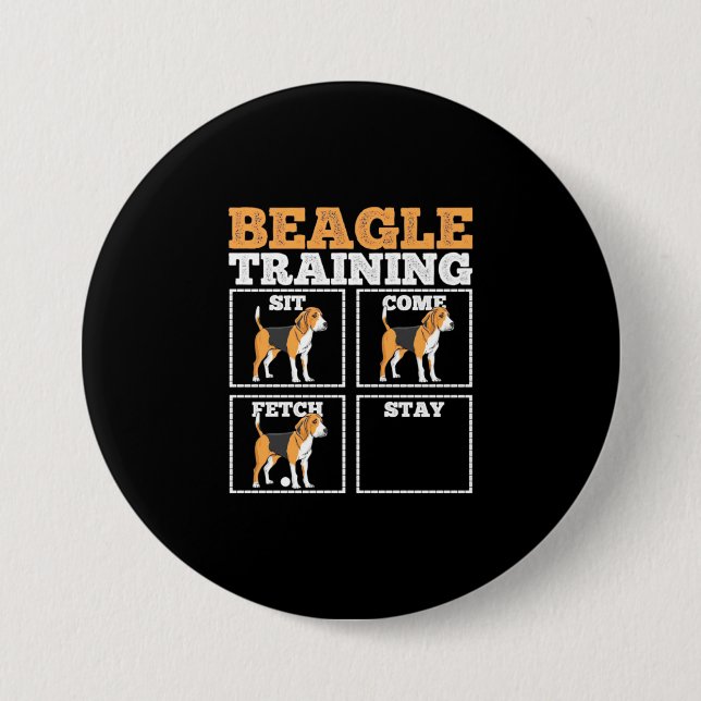 Beagle Hund Training Hund Knapp (Framsida)