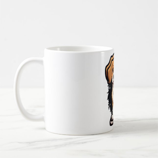 Beagle Hund tröja Kaffemugg (Vänster)
