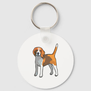 Beagle Hund tröja Nyckelring