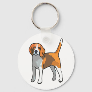 Beagle Hund tröja Nyckelring