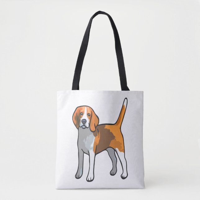 Beagle Hund tröja Tygkasse (Framsida)